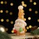Decorative candle "Fairytale Santa", 5.7x5.8x13.2 cm, metallic
