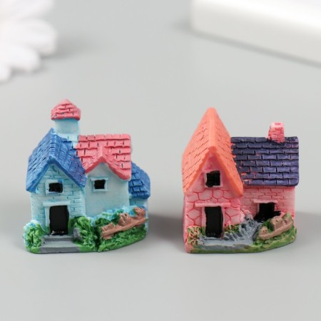 Figure for Florarium Polystone "Country House" mix 3.2x2.5x3.5 cm-5