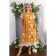 Women's dress, size 52, mustard color