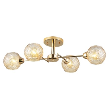 Ceiling lamp 4x40W E27, size 74x74x19 cm