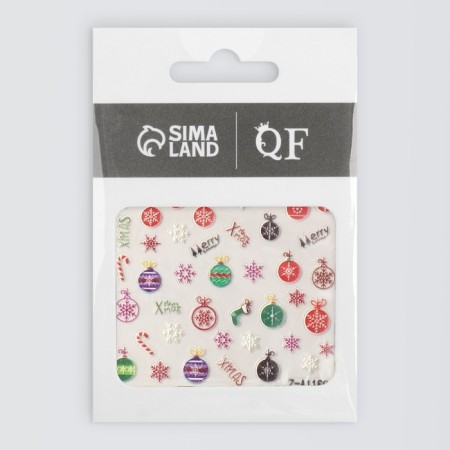 Nail stickers 8*6cm New Year's toys Z-A1189 multi-vod-volume Subway qf-4