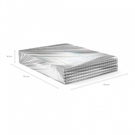 Album for drawing A4, 20 sheets, block 120 g/m², on spirals, Erich Krause "Towers", 100% whiteness, detachment for separation, solid substrate-5
