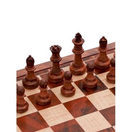 Magnetic chess 39 x 39 cm, King H-7.2 cm, Pig H-4 cm-3