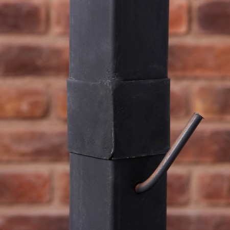 Bake under a cauldron 22 l d = 46 cm, with a chimney, with a door-5