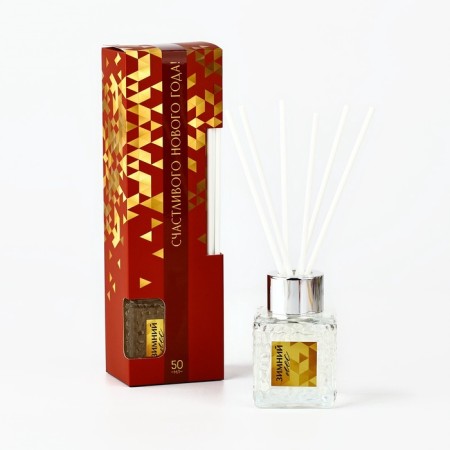 Diffusor Aromatic sticks New Year's "Happy New Year", 50 ml, aroma Winter Forest-2