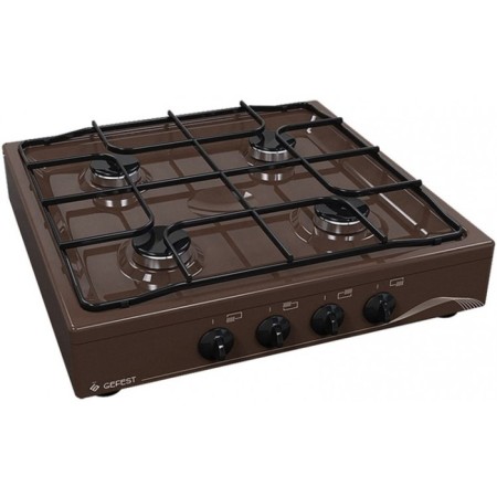 Gas GEFEST tile PG 900 K17, 1400 W, 4 burners, brown-1