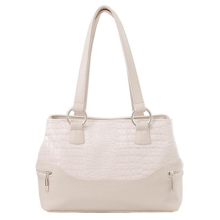 Bag Women's claim, lightning, beige color