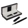 Handle Gift ball in the leatherette case, black body with silver