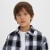 A shirt for a boy in a cage KAFTAN, p. 32 (110-116 cm)