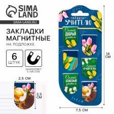 Magnetic bookmarks on the substrate 
