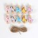 Decorative clothespins with a rope for the suspension "Unicorns"
