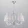 Suspended chandelier with crystal Valery, 40W, E14, 63x63 cm