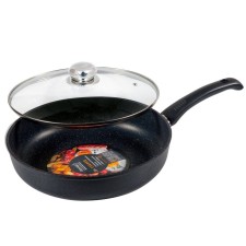 Deep pan -londom pan, with a lid, d = 22 cm