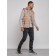 Warmed male vest, size 48, color light brown