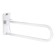 Hinged handrail for lifting, white color