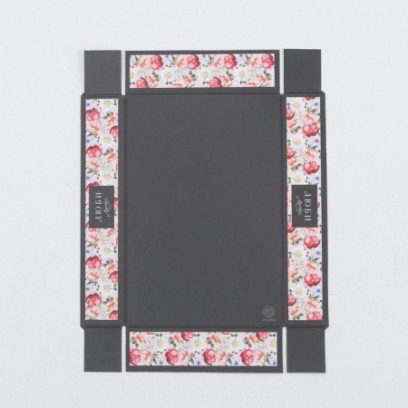 Confectionery packaging, Makarun with PVC lid, “love”, 17 x 12 x 3.5 cm-3