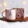 New Year. Ceramic mug “Magic to be”, 350 ml, pink color