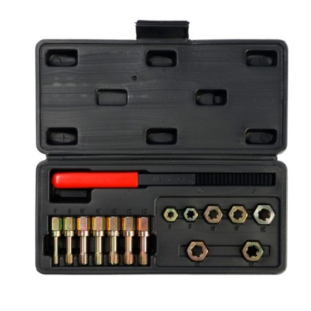 Set for restoring tundra threads, file, dies and taps, 15 pcs.-8
