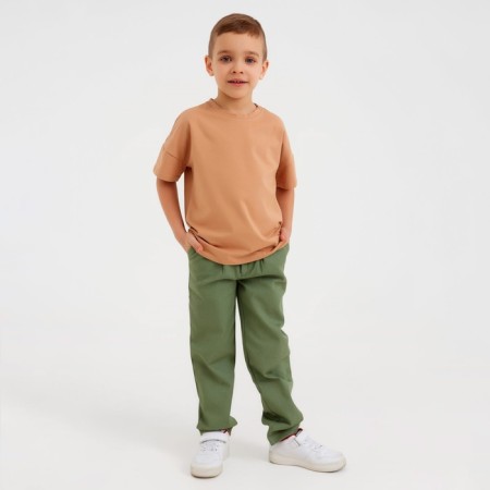 T -shirt Children's Minaku: Basic Line Kids Sand color, height 146-2
