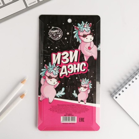 Set "Izi Dance", 2 items: calculator, Badge case-7