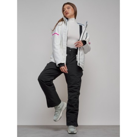 Ski suit female, size 44, white color-4
