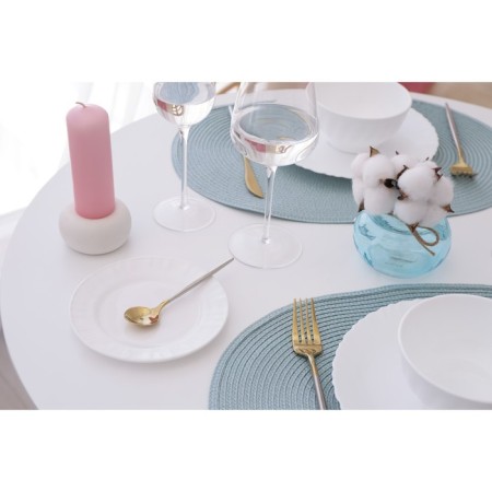 Serving shade "Oval", central blue, 45*30 cm-4
