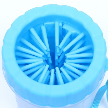 Lapomome for cats and dogs with silicone villi 9 x 9 x 11 cm, blue-2