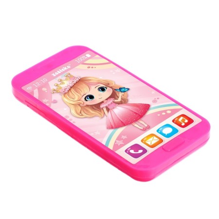 Game set "Princess violet": phone, clock, Russian voice acting, pink color-2