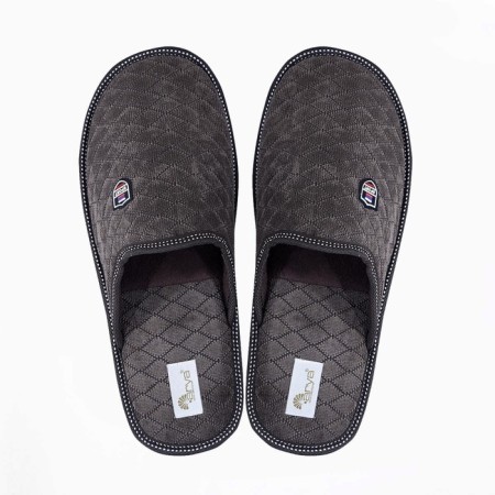 Male slippers, size 44-45, brown color-1