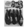 Shar Latex 12 "Offective", 5 pcs., Black