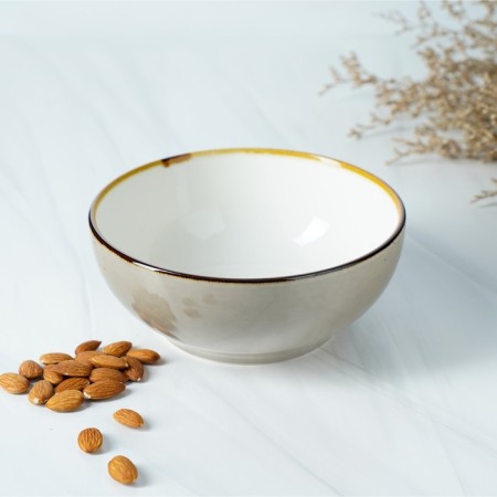 Porcelain salad Magistro "Cerera", 1.1 l, 18.5 × 7.5 cm, brown color-5
