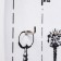 Hooks decorative wood "boat" white 27x13.8x2 cm