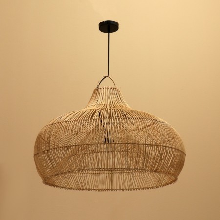Ceiling Lamp from a rattan "Handra", 1 × 120 W, E27, 70 × 70 × 50 cm-1