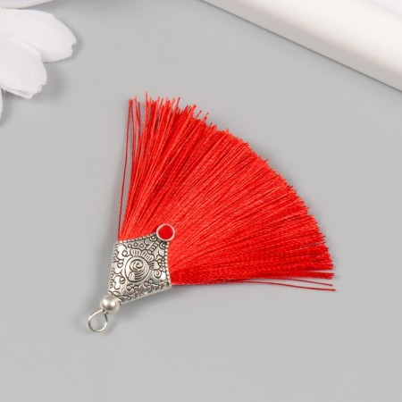 Decor for creativity Textile "Brush East" Red set 2 pcs 1.6x4.5 cm-2