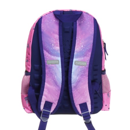 School backpack 38 x 27 x 17, ergonomic back, Devente Attomex Basic, Ballet, Pink 70334440-4