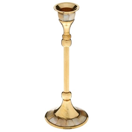 Climber "Statue" for 1 candle, brass 6.5x6.5x18 cm-4