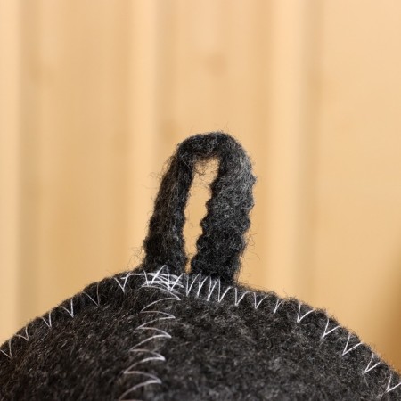 A cap for a bathhouse with embroidery "Board is clean is young", gray, packing 5pcs-2