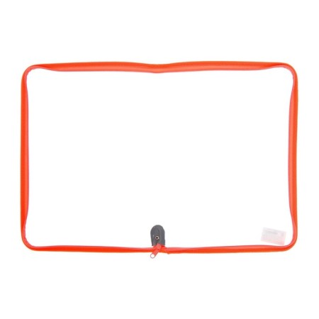 Plastic folder A4, 325 x 230 x 25 mm, lightning around, calligrata "office", PM-A4-01, 0.5 mm, transparent, pastel, peach-4