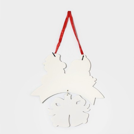 Decorative decoration (suspension) "Happy New Year" 28x27 cm-5