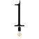 Bayerlux lamp "Figure 1" E27 40W Black 35x15 cm