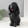 Piggy bank "Puppy Spaniel" (black), 24.5 cm