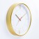 Wall clock, series: interior "Edith" d = 30.5 cm, gold