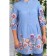 Female shirt, size 54, blue color