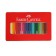 Pencils 36 colors Faber-Castell "Castle", hexagonal case, sharpened, in a metal pencil case