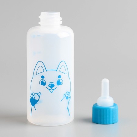 Set for feeding "fluffy happiness" for puppies, 60 ml, with 4 nipples and brush-5