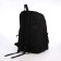 Youth backpack from a lightning textile, 3 pockets, a bag, a suitcase holder, black color is black