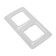 Frame Kranz 2-Posty, White KR-78-0226
