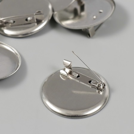 The basis for creativity Metal "Bulavka icon" set 10 pcs 3.5x3.5x0.7 cm-2