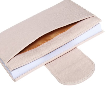 Leduced A5 diary A5, 160 sheets, Devente.contea, firm cover of artificial leather with foam rubber, pink-11