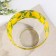 Lemon salad bowl, glass, large, 1500 ml